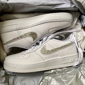 Air force 1 with rhinestones size 5.5 Y Womens 7